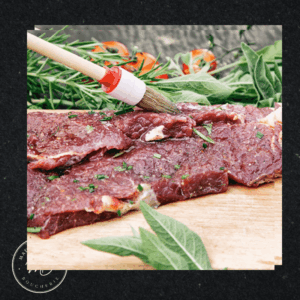 Bavette de boeuf marinée
